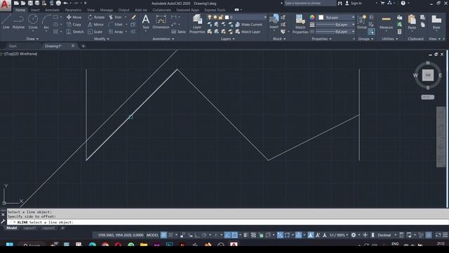 AutoCAD Tutorial - Drawing command - CONSTRUCTION LINE & RAY | in hindi | autocad 2022 смотреть онлайн