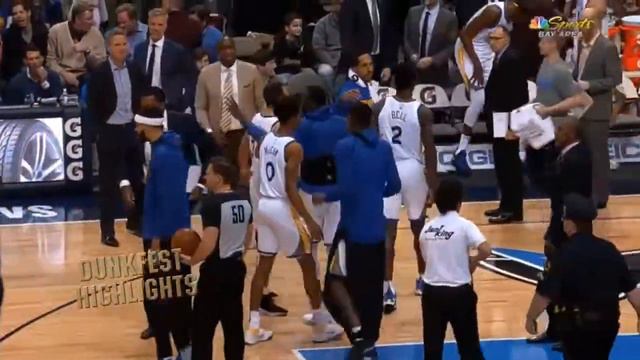Salah Mejri and Jordan Bell Getting Into It,Bell Called Mejri Nigga 3 Times！ смотреть онлайн