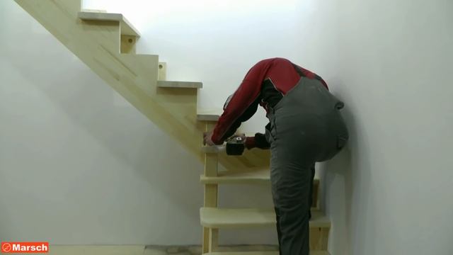 Сборка г-образной лестницы Marsch смотреть онлайн