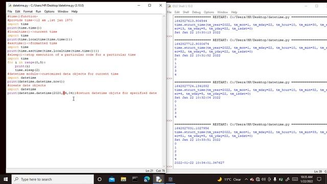 PYTHON: Date and Time смотреть онлайн