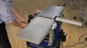 Metabo HC 260 C  Masina de rindeluit - Cum se modifica grosimea ?