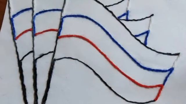 "ФЛАГ РОССИИ" Онлайн занятие кружок "Ниточка" смотреть онлайн