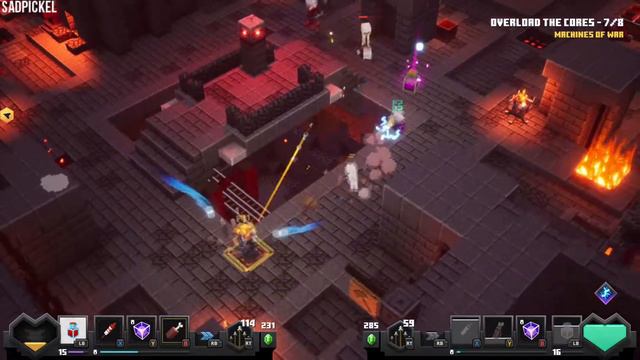 Minecraft Dungeons - Fiery Forge Walkthrough (No Commentary) смотреть онлайн