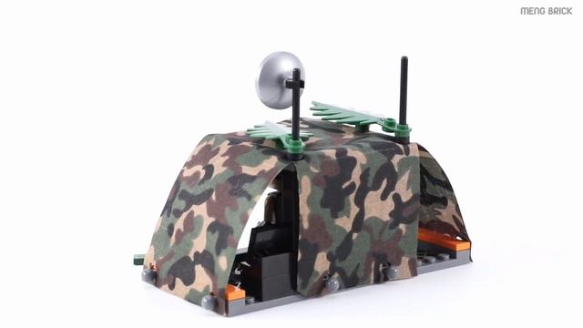 Lego China Enlighten 1919-4 Bonfire Wild Camping Tent Motorcycle - MengBrick Build смотреть онлайн