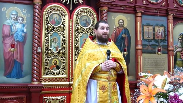 Иерей Алексей Брагин - Проповедь в праздник Рождества Иоанна Предтечи