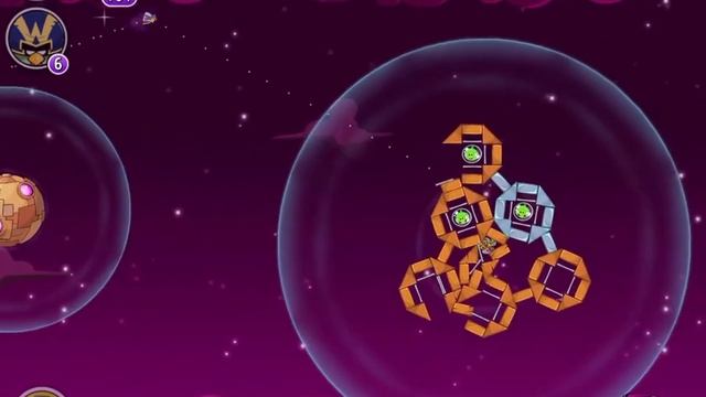 Angry Birds Space Brass Hogs 9-8 Walkthrough 3 Star смотреть онлайн