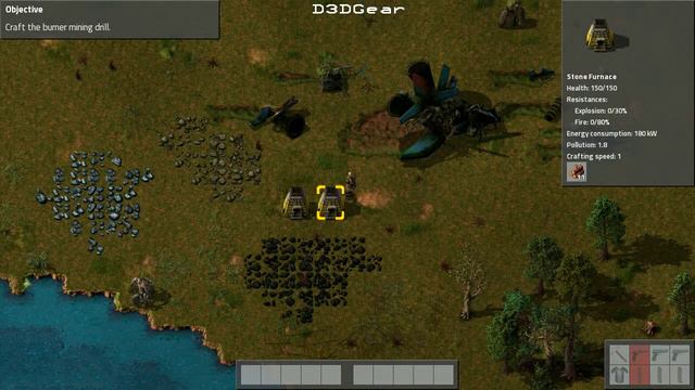 Factorio - Stone (Demo gameplay)#4 смотреть онлайн