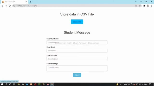 Store Data in CSV File & Show in Webpage Using PHP |Full Urdu & Hindi | Data Store in csv file смотреть онлайн