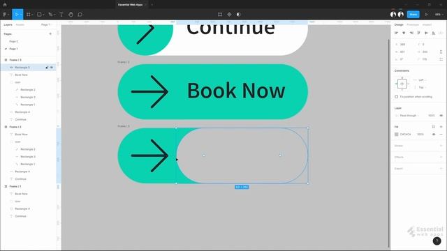 Figma Button Animation using Figma Smart Animation and Figma Button Variants - Figma Hover Effect смотреть онлайн