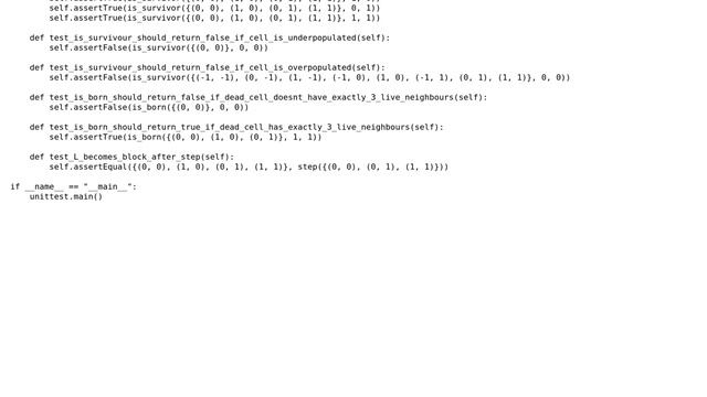 Game of Life rules in 14 lines of Python смотреть онлайн