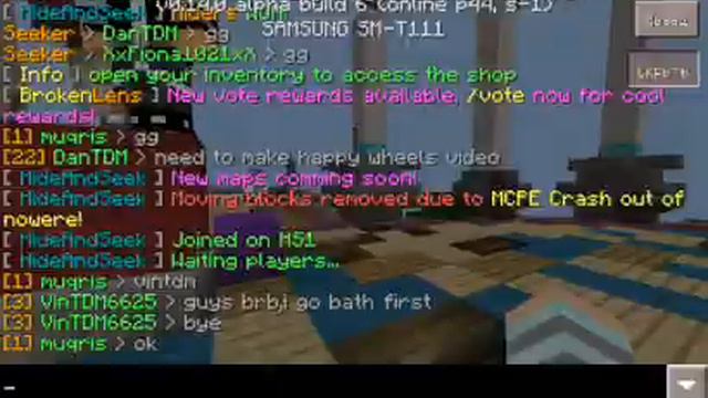 Minecraft PE 0.14.0 ПРЯТКИ на сервере! смотреть онлайн