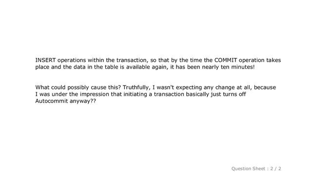 MySQL : MySQL: Truncate Table within Transaction? смотреть онлайн