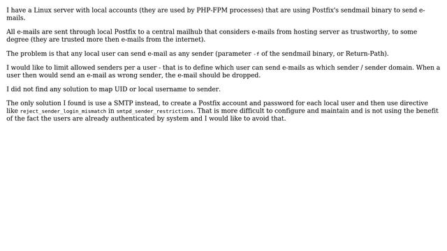 DevOps & SysAdmins: Limit allowed envelope senders for Postfix's sendmail смотреть онлайн