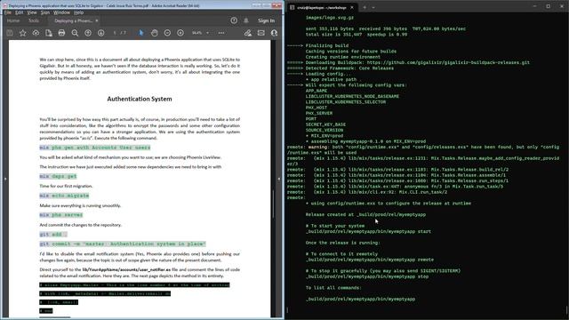Deploying a Phoenix/Elixir Application that uses SQLite to Gigalixir - Tutorial - Free document. смотреть онлайн