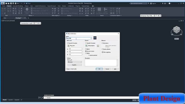 How to create a parametric platform block in advance steel смотреть онлайн