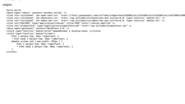 Wordpress: wp_head() not inserting the default stylesheet style.css смотреть онлайн