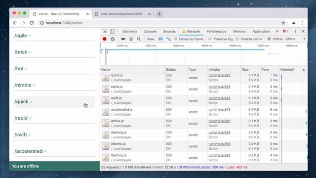 Nuxt.js Links Prefetching смотреть онлайн