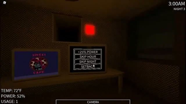 I beat Night 3!!! Roblox Five Nights at Sweet Cafe смотреть онлайн
