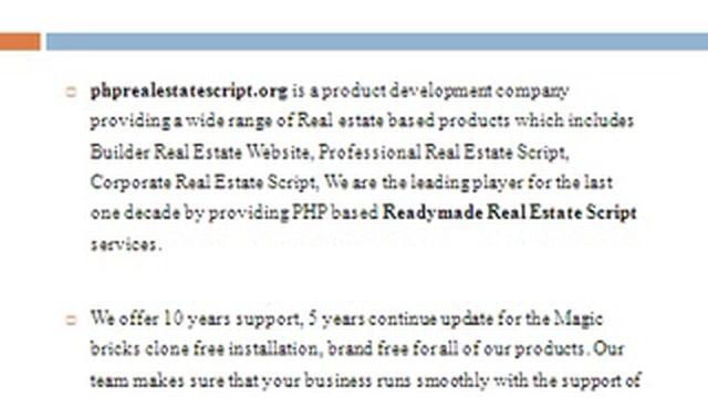 Real Estate Script / PHP Real Estate Script смотреть онлайн