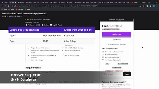 Udemy Free Courses with Free Certificate | Udemy Coupon Code 2022 смотреть онлайн