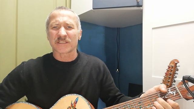 Ау на семиструнной гитаре фабрики ДОФФ, кавер, Розенбаум смотреть онлайн