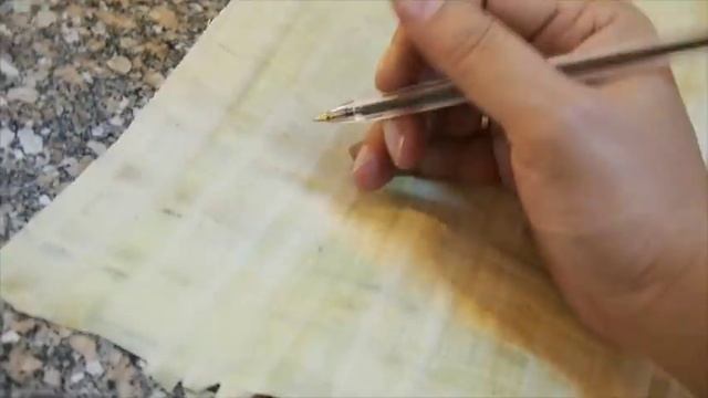 How To Make Paper From The Papyrus Plant. (History Video)