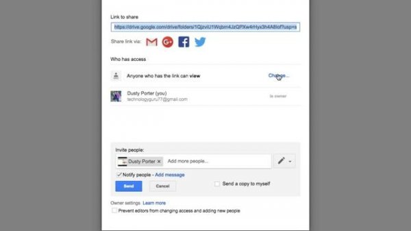 How To Share Files and Folders In Google Drive - Full Tutorial