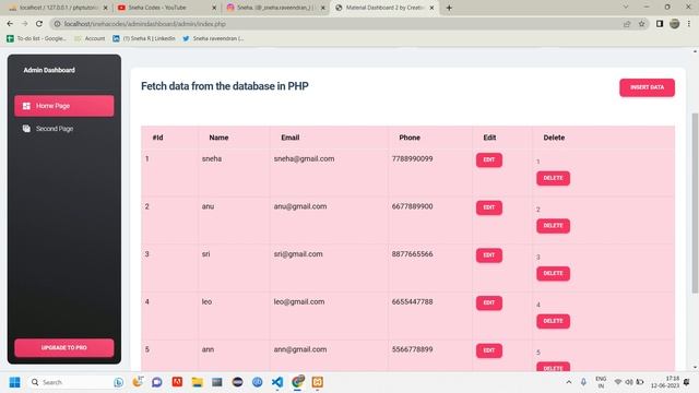 PHP ADMIN PANEL-8: How to Delete data from admin panel in PHP смотреть онлайн