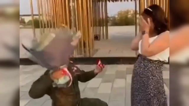 Солдат красиво сделал предложение девушке руки и сердца смотреть онлайн