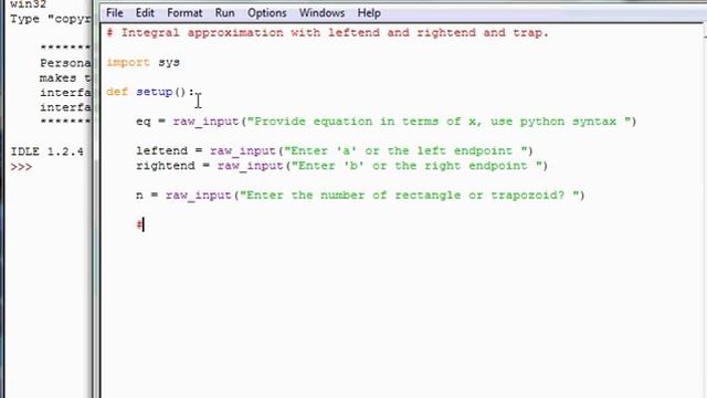Python - Calculus Lesson: Area Under Curve (part 1), Left End, Right End, and Trap смотреть онлайн
