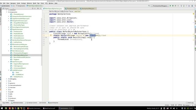 Урок Java 393: Best practice 29: Почему нужно обращаться к объектам через интерфейс? смотреть онлайн