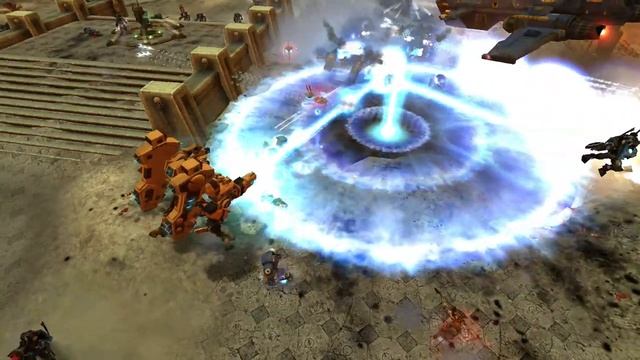 Ultramarines vs Tau Empire - Titanium Wars - Warhammer 40K Dawn Of War Soulstorm смотреть онлайн