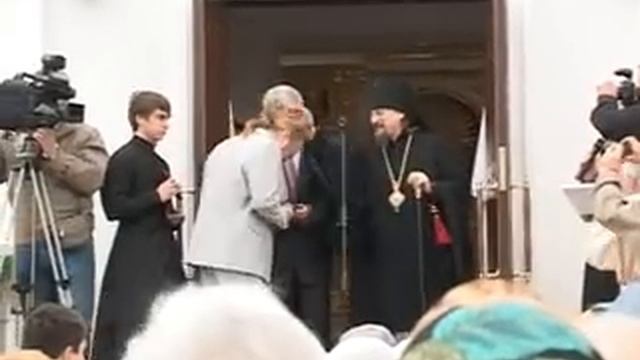 Освящение храма во имя прп Сергия Радонежского в с Малобыково смотреть онлайн