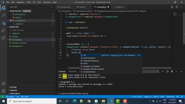 How to fetch data from MongoDB using Node JS and Express JS смотреть онлайн