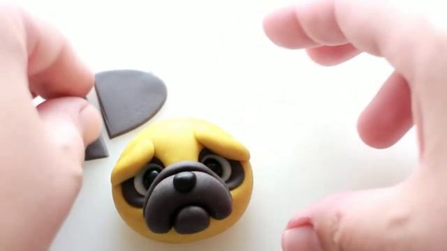 DIY an adorable PUG - Clay Tutorial - Under 5 Minutes смотреть онлайн