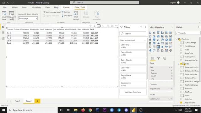 Drill down and Heirarchies Power BI | Power BI visualization | Power BI Bangla Tutorial смотреть онлайн