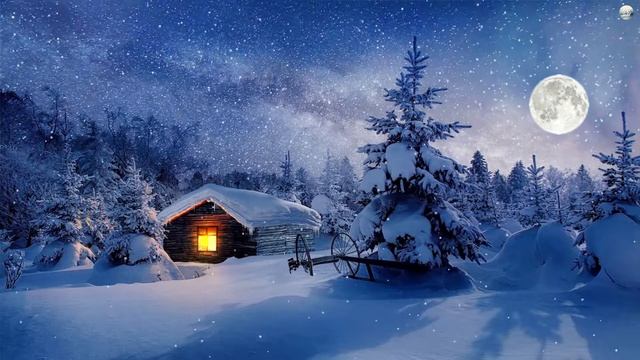 ❄ Успокаивающая Музыка для Сна и хорошего Отдыха в ночном снежном Лесу ? Зимний Релакс смотреть онлайн