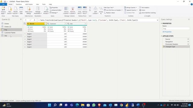 7 Power Query Home Tab смотреть онлайн