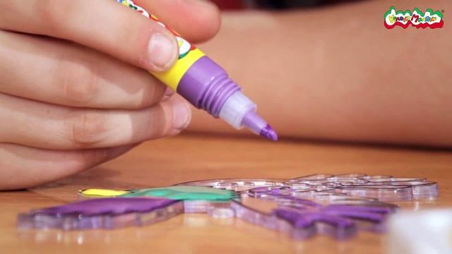 Трафареты для витражей Каляка-Маляка: игрушка, брелок или любимый талисман смотреть онлайн