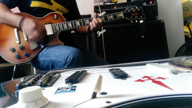 Crestline Les Paul 70's made in Japan guitar demo soundcheck смотреть онлайн