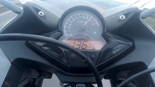 HONDA CBR125r 148km/h TOPSPEED смотреть онлайн