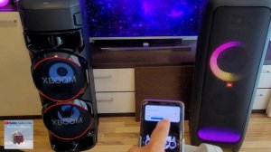 JBL Partybox 1000 vs LG Xboom RN9 -  Sound test at max volume