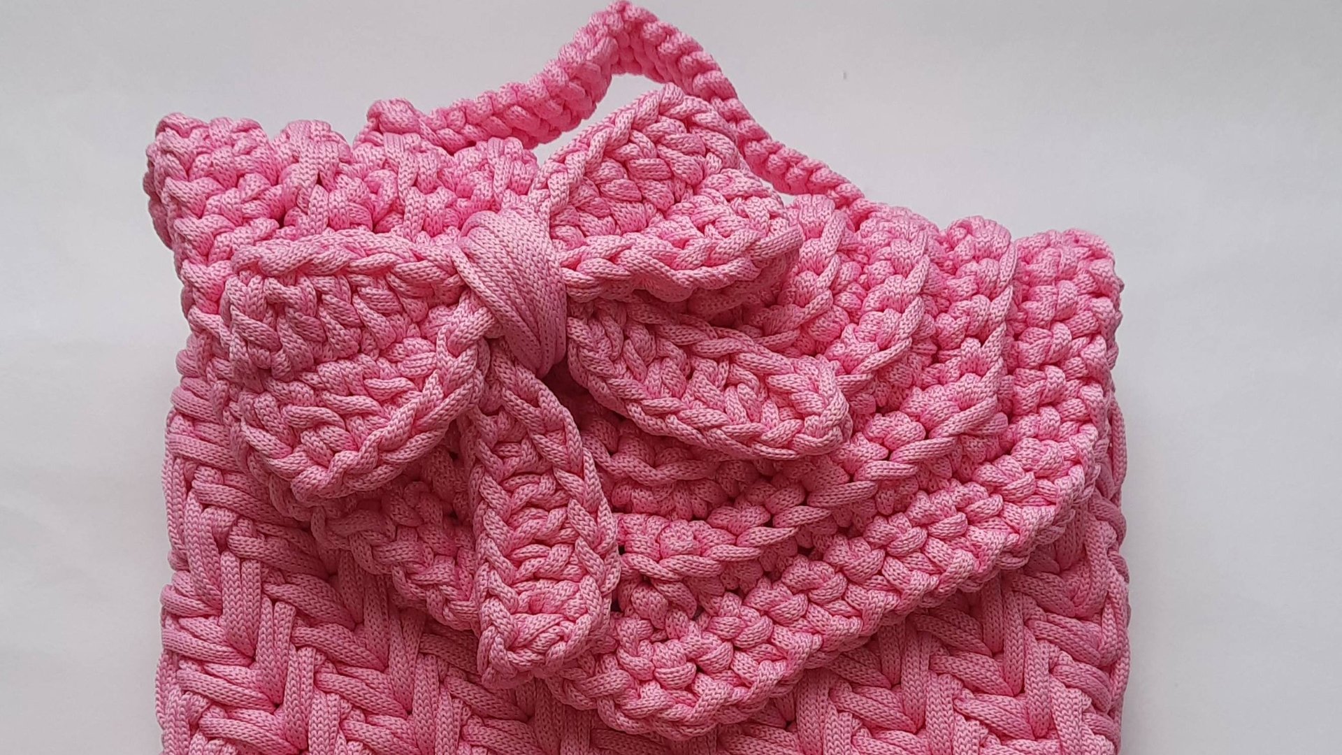 КЛАПАН для сумки/ рюкзака крючком из шнура. Подробный Мастер - класс смотреть онлайн