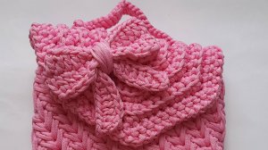 КЛАПАН для сумки/ рюкзака крючком из шнура. Подробный Мастер - класс