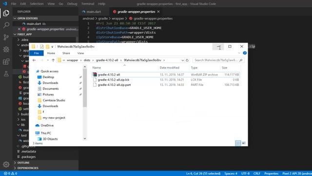 Stuck in initializing gradle in flutter FIX *WINDOWS * смотреть онлайн