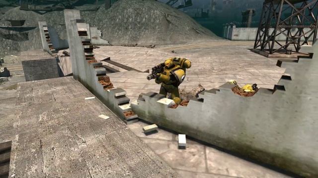 Imperial Fists vs Black Legion of Chaos - Men of War: Warhammer 40k Mod смотреть онлайн
