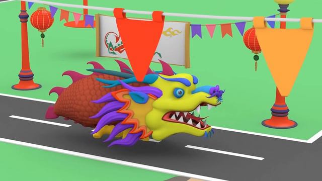 Учим цвета и цифры - Разноцветный ксилофон - Динозаврик Дино и дети смотреть онлайн