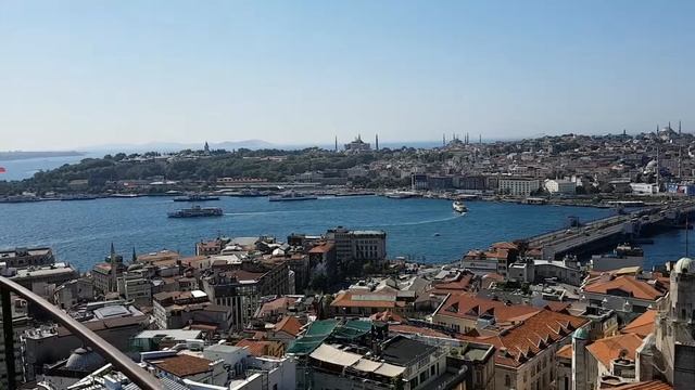 Istanbul halic from Galata tower 2018-08 смотреть онлайн