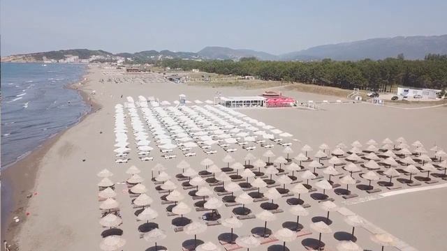 Великий пляж г. Ульцин, Черногория смотреть онлайн