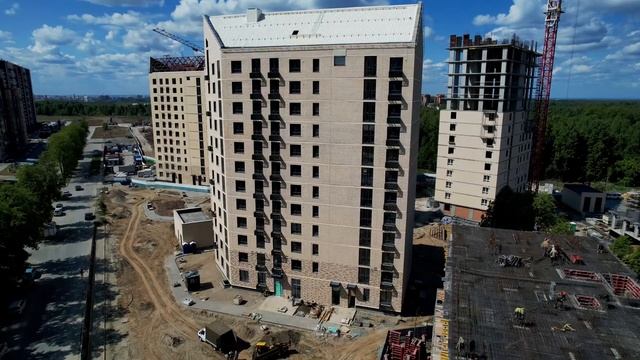 ЖК "Дежнёв" в июне 2023 г. Видеоотчет от "Стрижей" смотреть онлайн